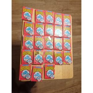 1991 Fleer Baseball Card Pack X 28 Packs ***AS IS Damaged In Storage***